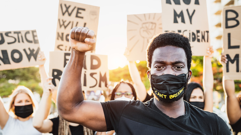 Black Lives Matters protesters