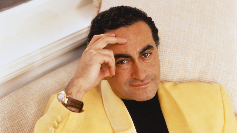 Dodi Fayed wearing yellow suit 