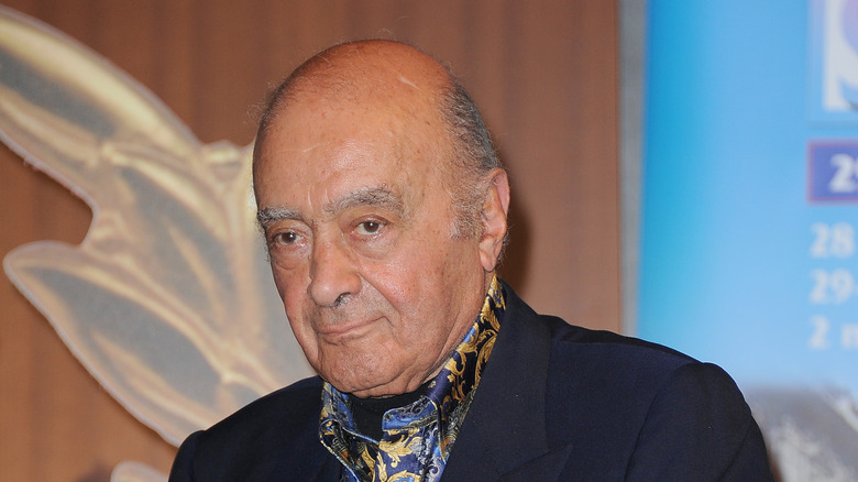 Mohamed Al Fayed close-up