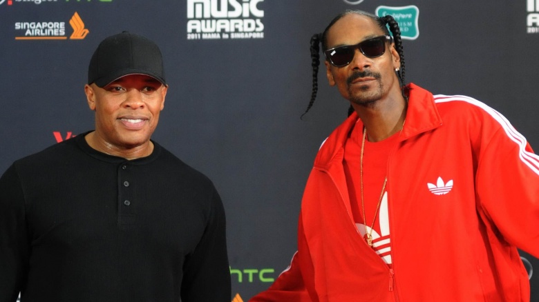 Dr. Dre with Snoop Dogg