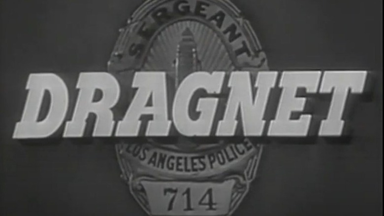 The iconic "Dragnet" opening with Joe Friday's Badge