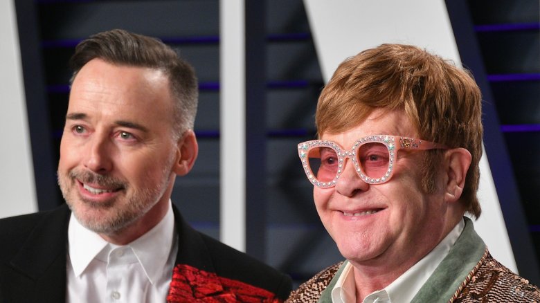 David Furnish and Elton John