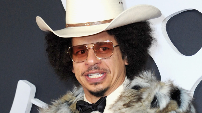 Eric Andre wearing a big hat