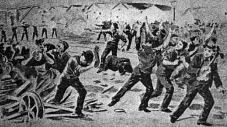 Army breaking up Pullman Strike