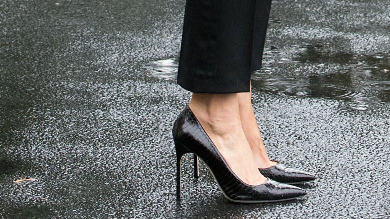 Melania's stilettos