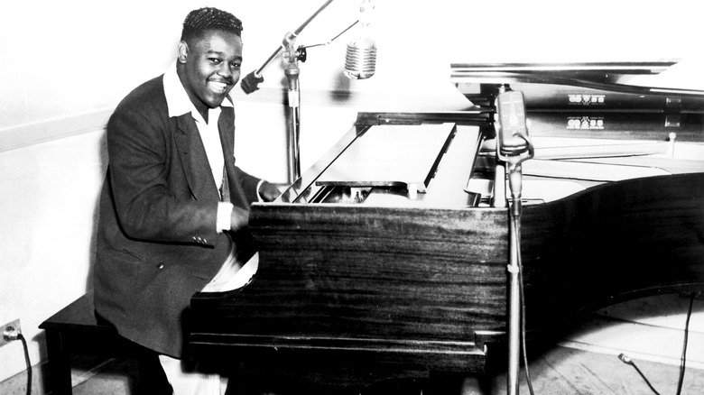 fats domino playing piano