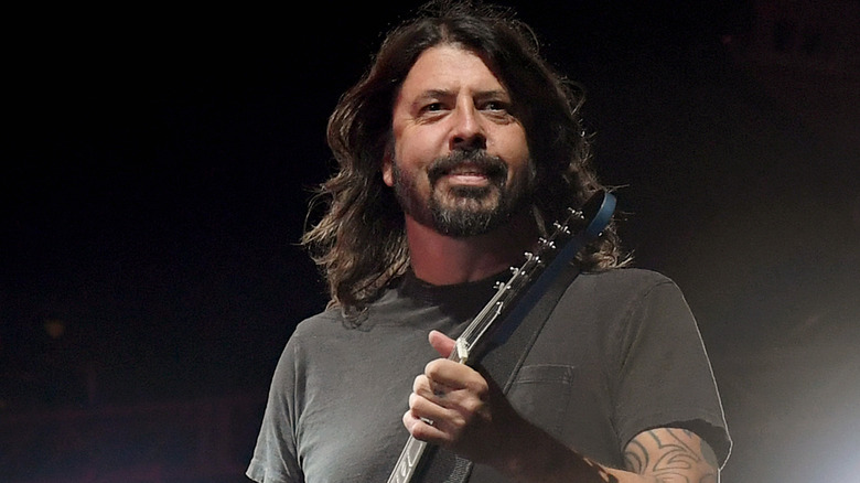 Dave Grohl playing guitar