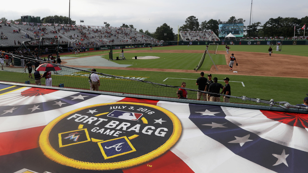 Fort Bragg games decoration.