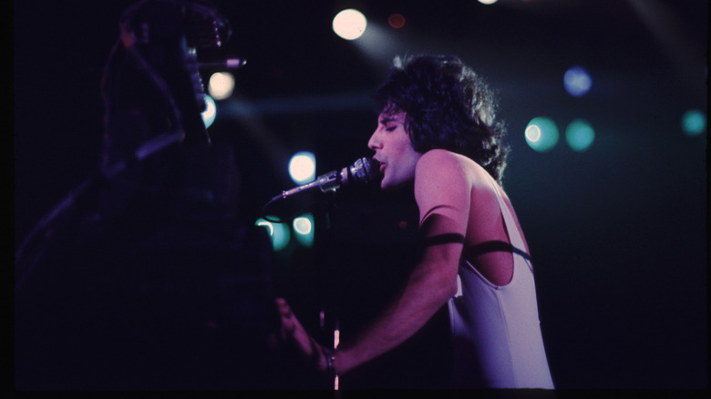 Freddie playing piano