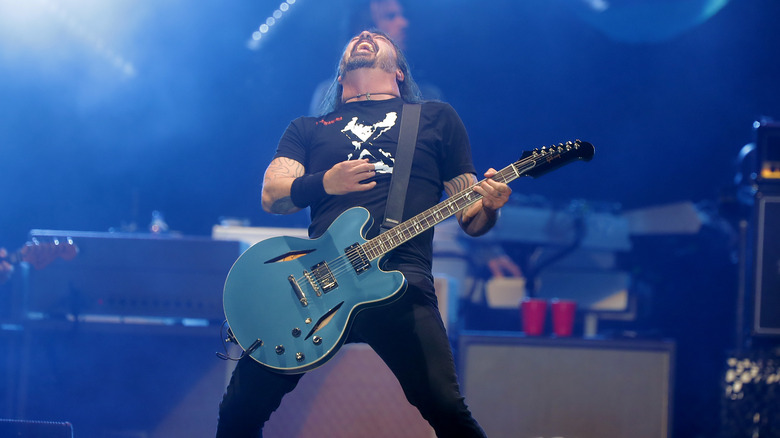 Dave Grohl on stage