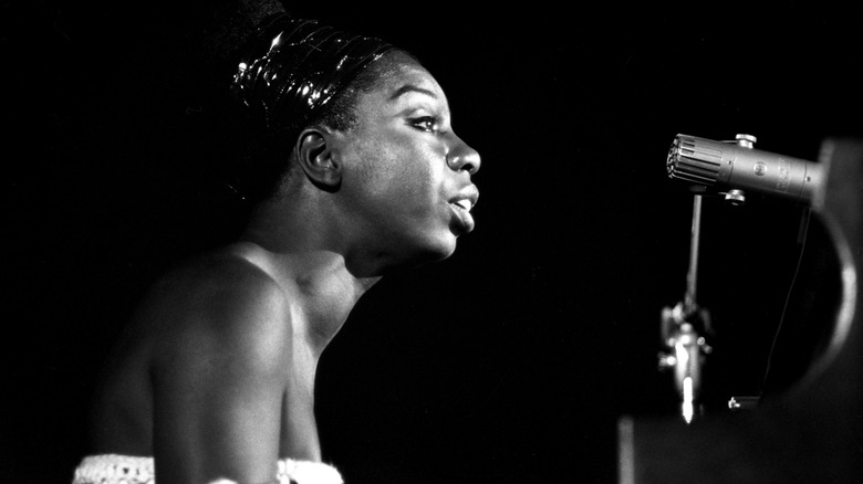 Nina Simone singing