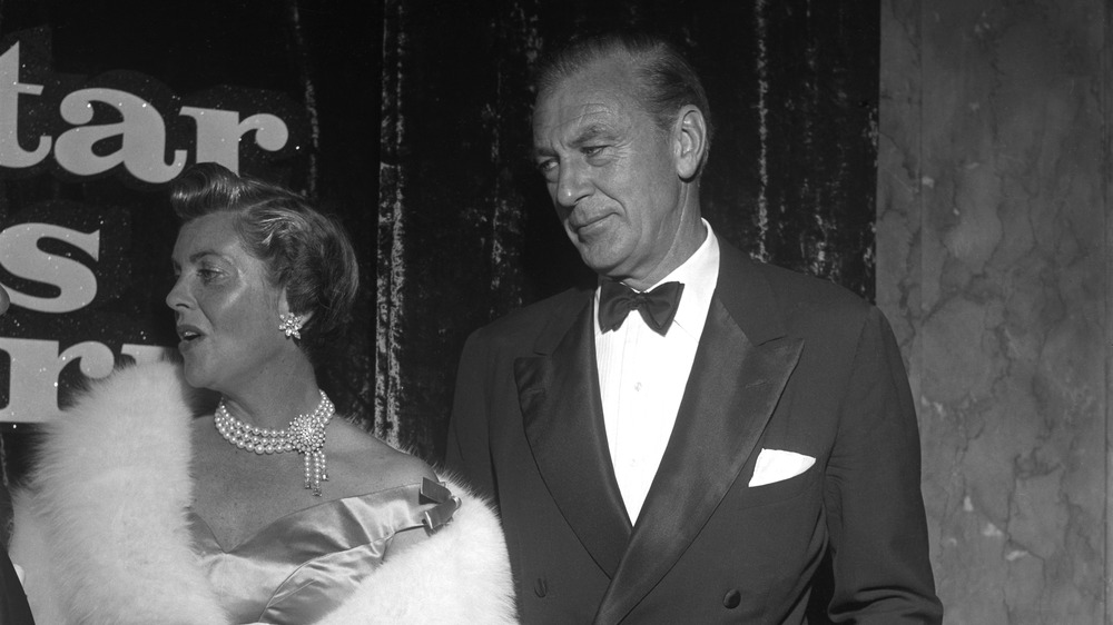 Gary Cooper and wife, Veronica Balfe