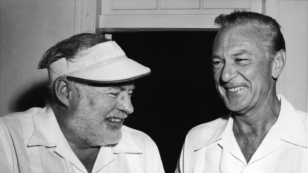 Gary Cooper and Ernest Hemingway