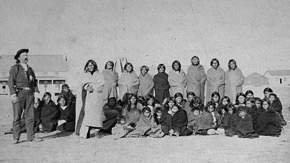 Custer's Washita prisoners at Fort Dodge