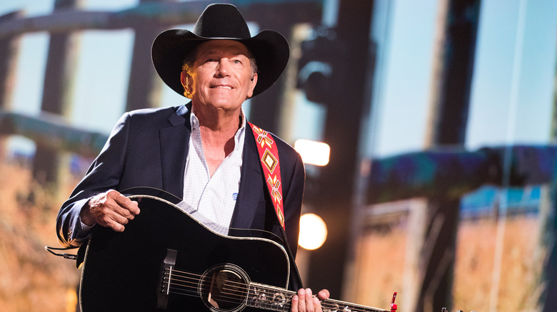 George Strait with guitar