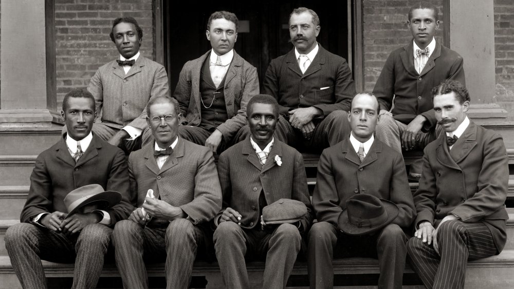 George Washington Carver and staff 1902