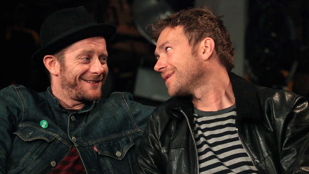 jamie Hewlett and Damon Albarn 