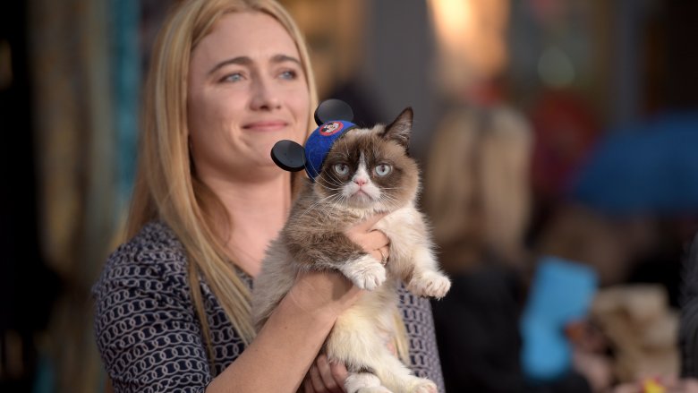 Grumpy Cat and Tabatha Bundesen