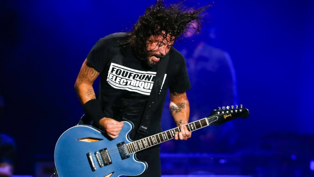 Dave Grohl performs with Foo Fighters