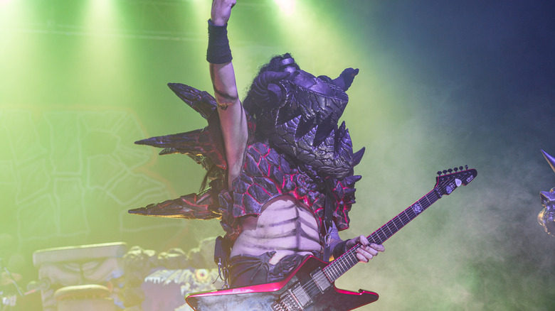 gwar guitar band performance