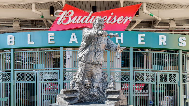 Statue of Harry Caray outside Wrigley Field, Chicago