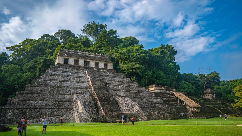 Palenque ancient temple