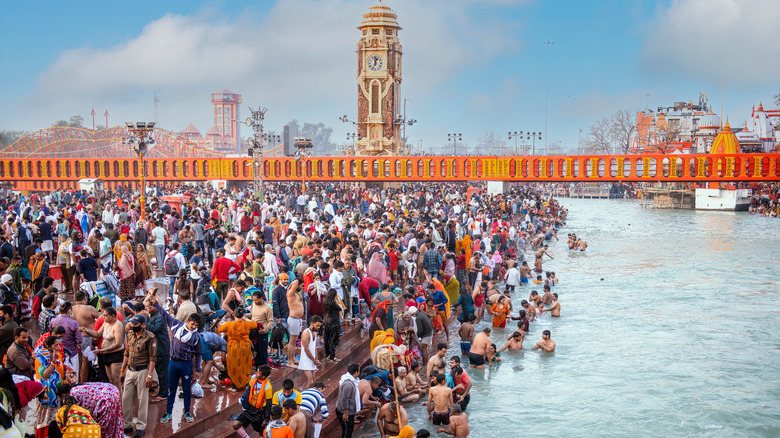 people at Kumbh Mela festival