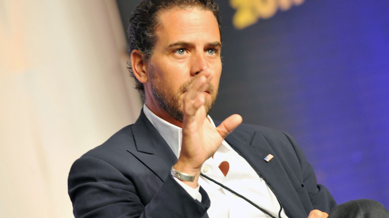 Hunter Biden gesturing