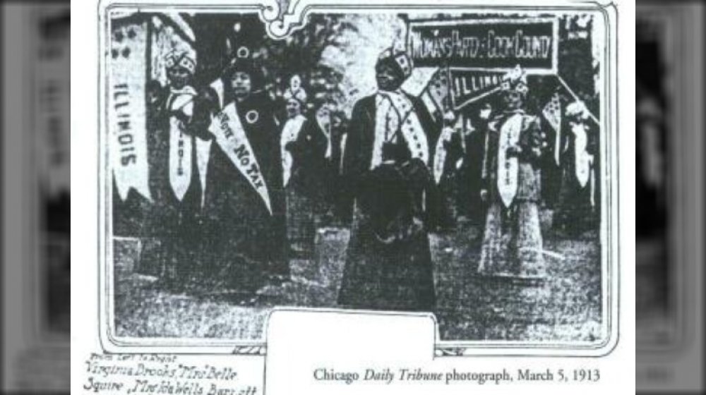 suffrage march