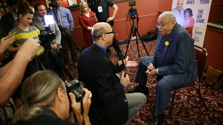 james earl jones speaking to the media