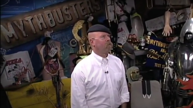 Hyneman in the MythBusters workshop