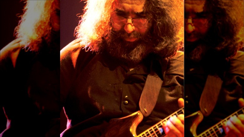 Garcia playing guitar