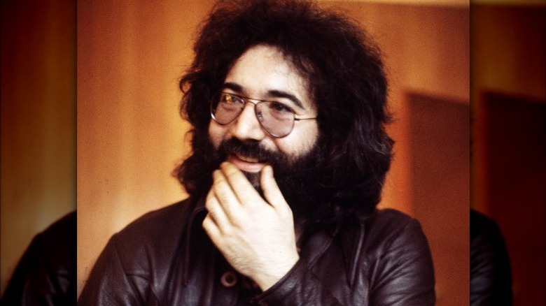 Jerry Garcia smiling