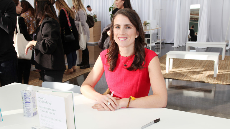 tatiana smiling at book signing