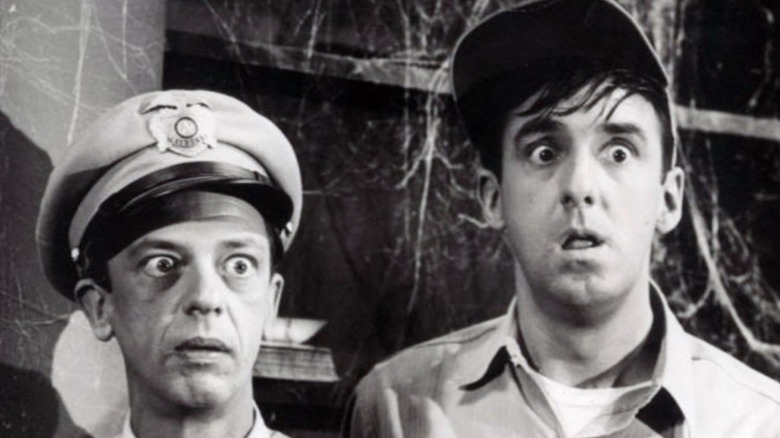 Jim Nabors and Don Knotts on The Andy Griffith Show