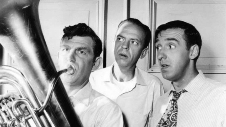 Jim Nabors with Andy Griffith and Don Knotts 