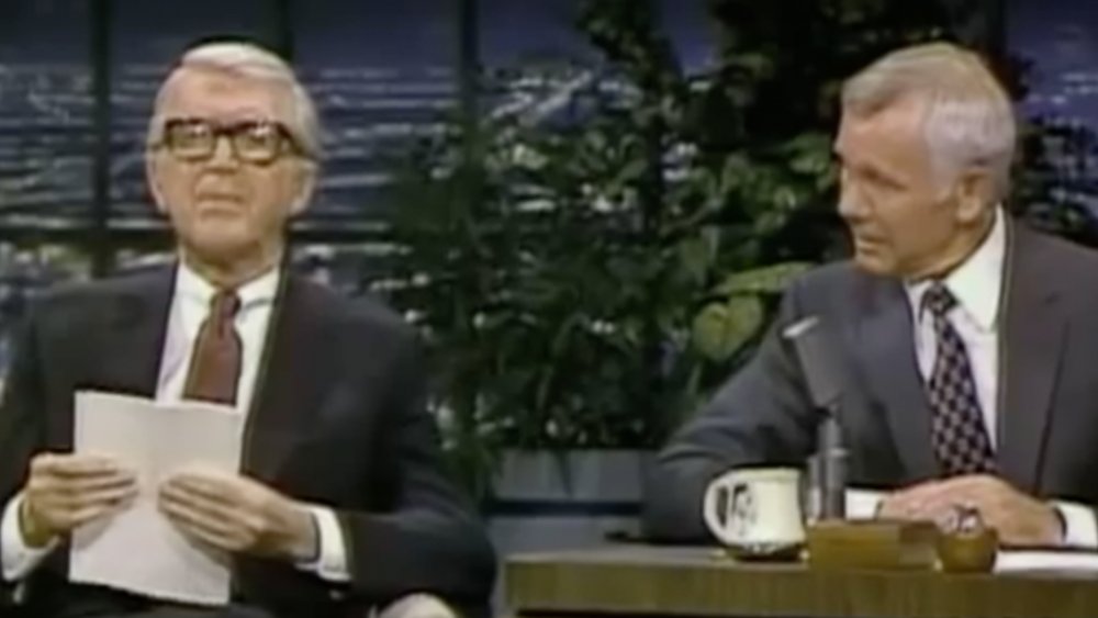 Jimmy Stewart with Johnny Carson on The Tonight Show