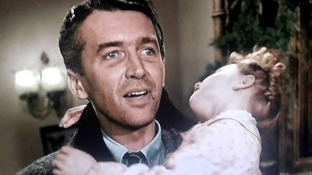 Jimmy Stewart as George Bailey in It's a Wonderful Life