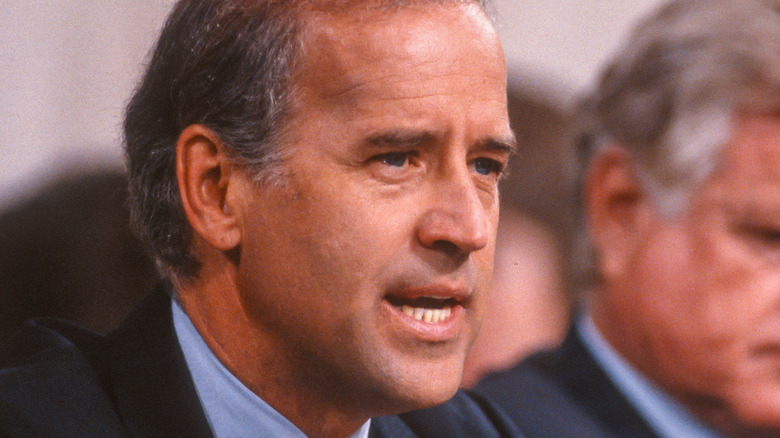 young Joe Biden talking