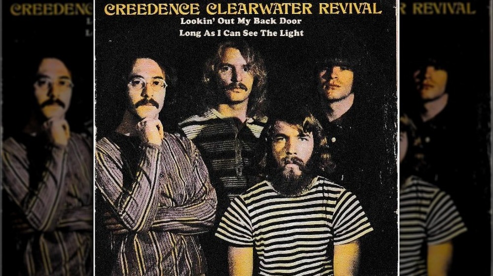 Creedence Clearwater Revival "Lookin' Out My Back Door" single cover