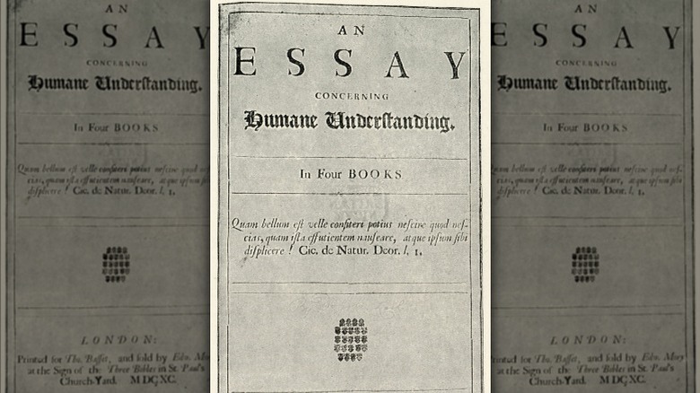 An Essay Concerning Human Understanding title page