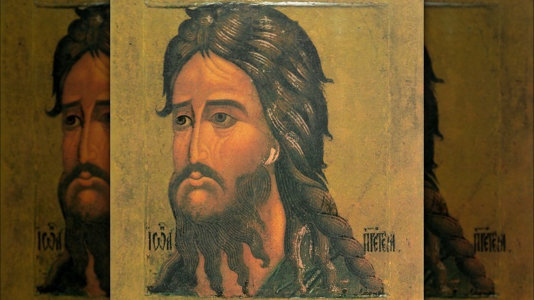 Russian icon of John the Baptist