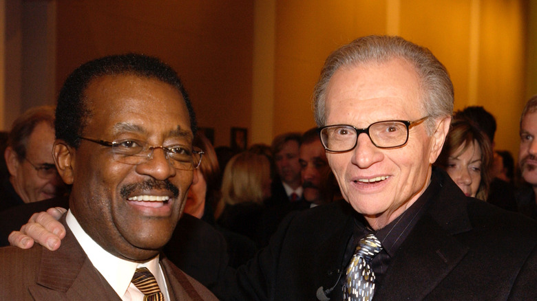 Johnnie Cochran and Larry King