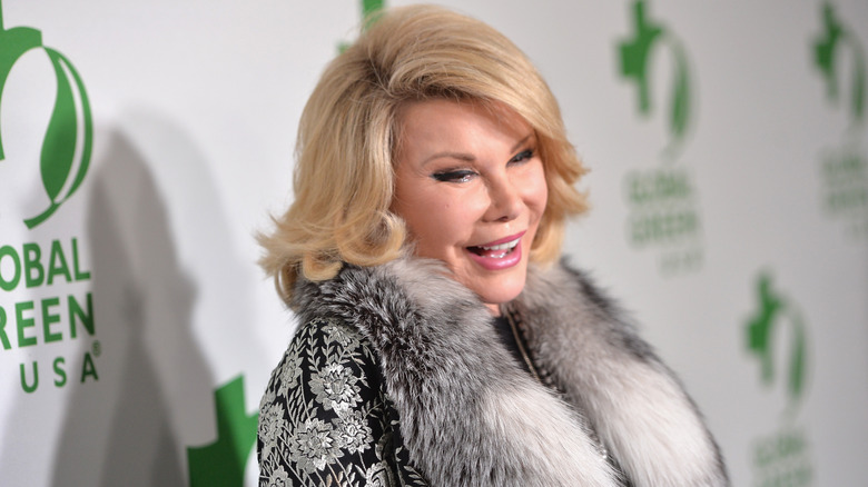 Joan Rivers at a charity event