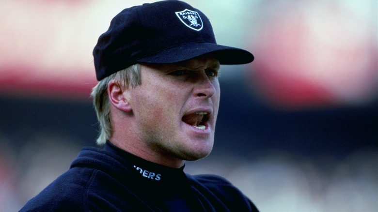 Jon Gruden shouting