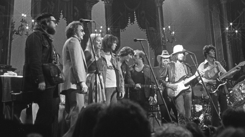 Neil Young and Joni Mitchell in "The Last Waltz"