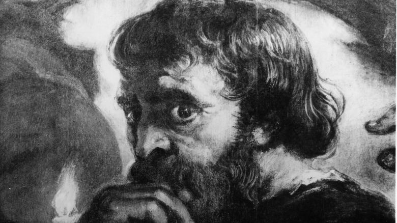 judas iscariot portrait detail