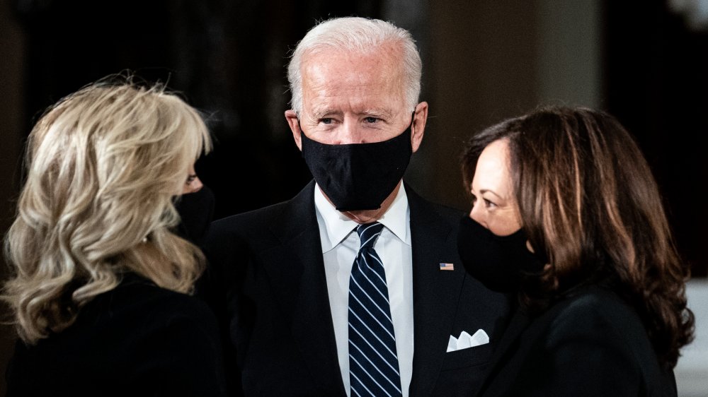 Jill and Joe Biden, Kamala Harris