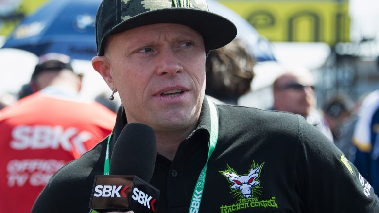 Keith Flint at a race