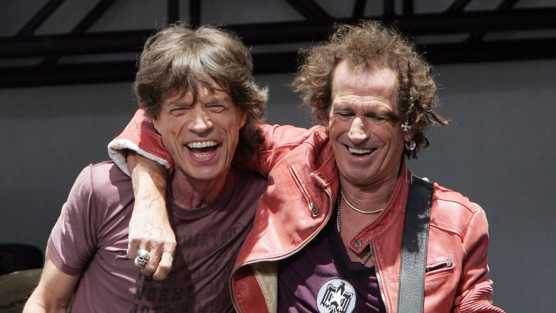 Mick Jagger and Keith Richards